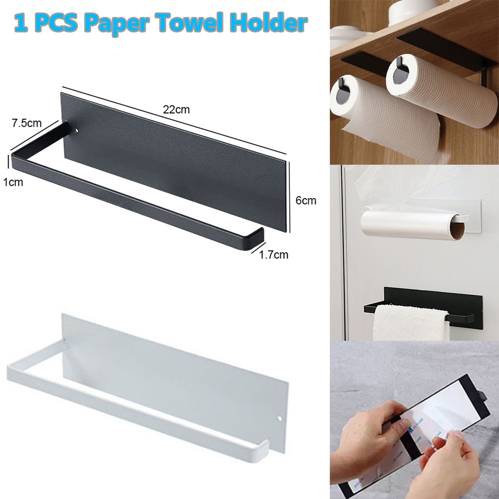 Commercial Kitchen Towels - 1 stuks huishoudelijke keukenrolhouder, duurzaam zelfklevend