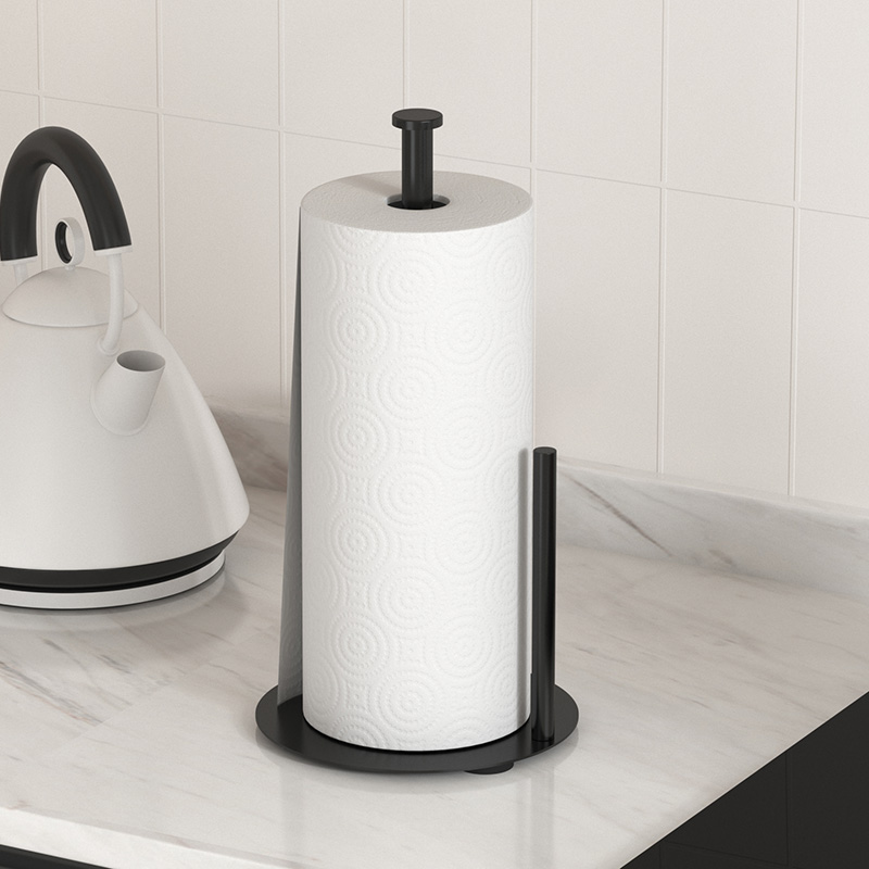 Commercial Kitchen Towels - Keukenrolhouder met verzwaarde basis - Robuuste