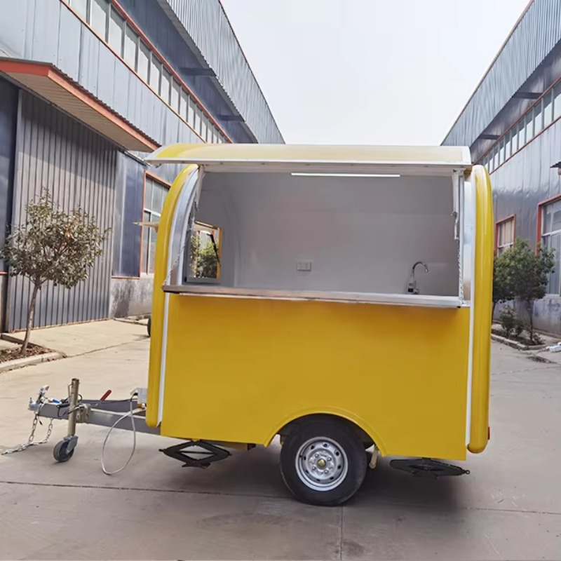Commercial Kitchen On Wheels - Volledig aanpasbare voedselaanhangwagen Commerciële keuken op