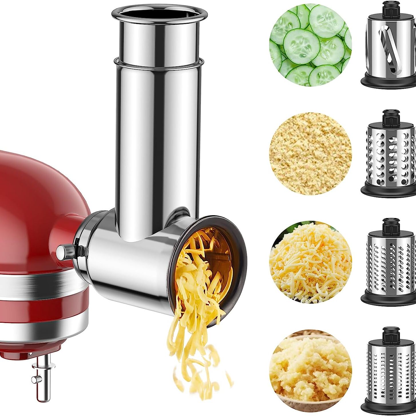 Commercial Kitchen Aid Mixer - 2024 Nieuwe snij-/schaafopzetstuk voor KitchenAid standmixers