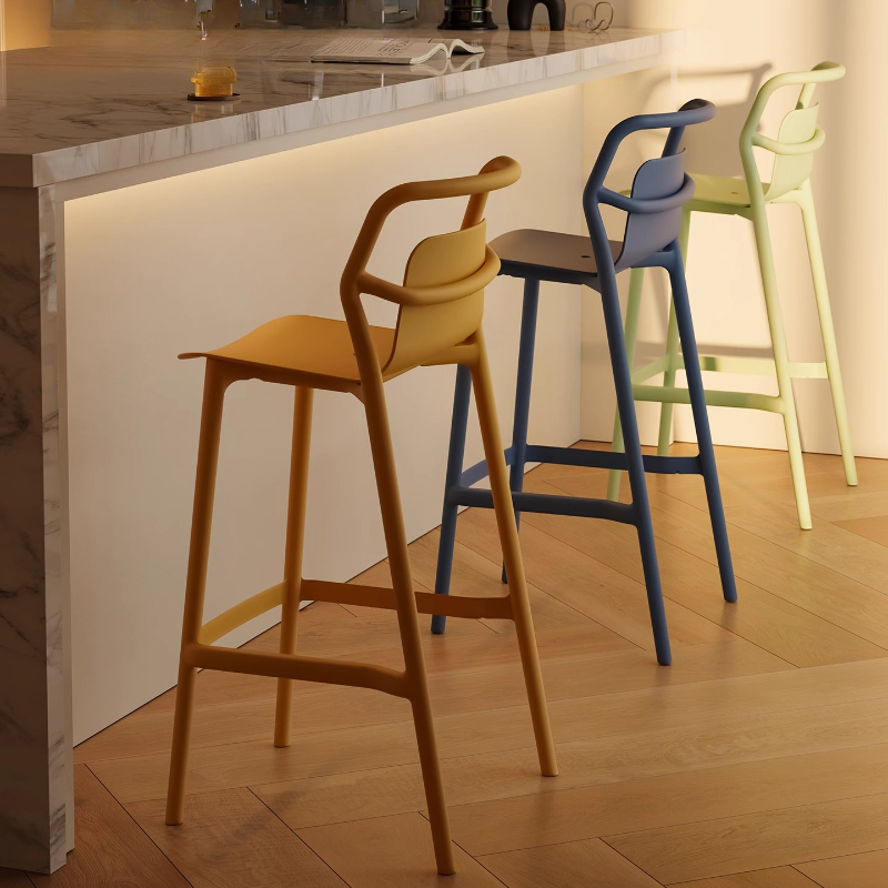 Commercial Kitchen Counter - Barkrukken in designerstijl Verdikte kunststof stoelen