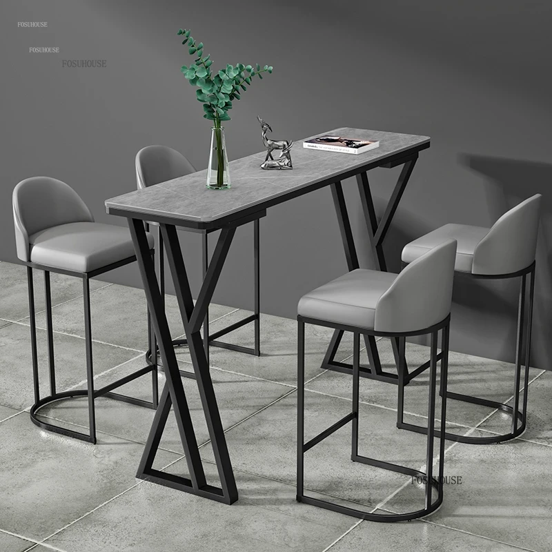 Commercial Kitchen Counter - # Lichte Luxe Leistenen Bartafels Huishoudelijke