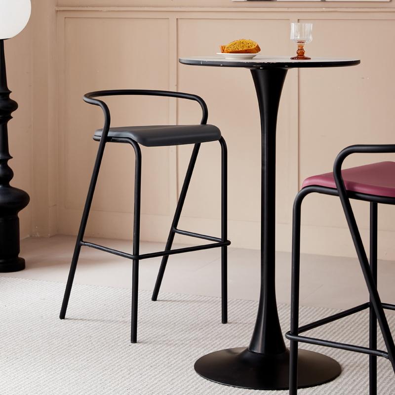 Commercial Kitchen Counter - Scandinavische café-barkrukken Ijzer en kunststof stoelen