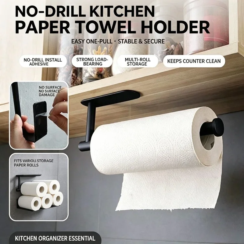 Commercial Kitchen Towels - Papierrolhouder Handdoekenrek Hangende Plank Badkameropslag Toiletrek