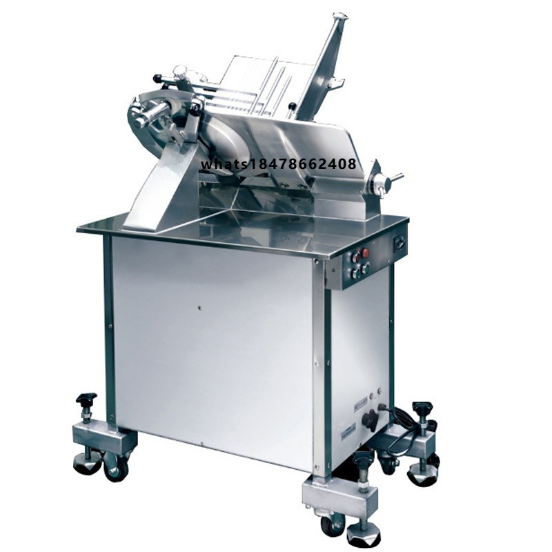 Meat Slicer Machine - Commerciële volautomatische diepvriesvlees snijmachine, snijdikte 0-20cm