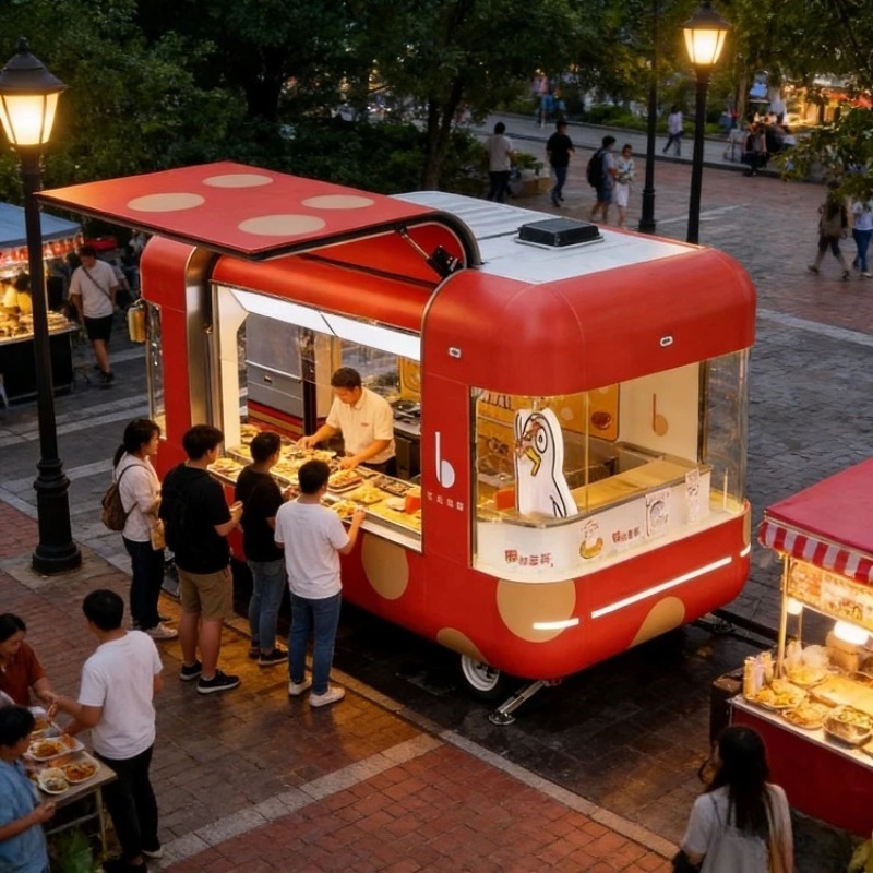 Commercial Kitchen Interior - Foodtrailer te koop, commerciële foodtruck mobiele