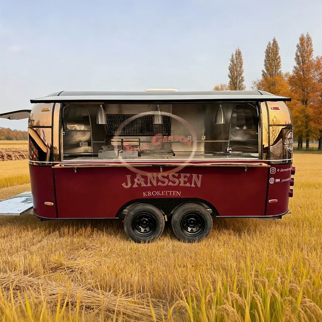 Commercial Kitchen Interior - Aangepaste glasvezel food truck trailer commerciële