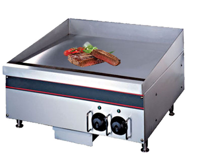 Electric Griddle Flat Top - Elektrische commerciële roestvrijstalen inductiegrill met BBQ-pan