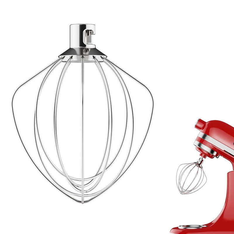 Commercial Kitchen Aid Mixer - Vervangend onderdeel K45WW roestvrijstalen 6-draads gardeopzetstuk