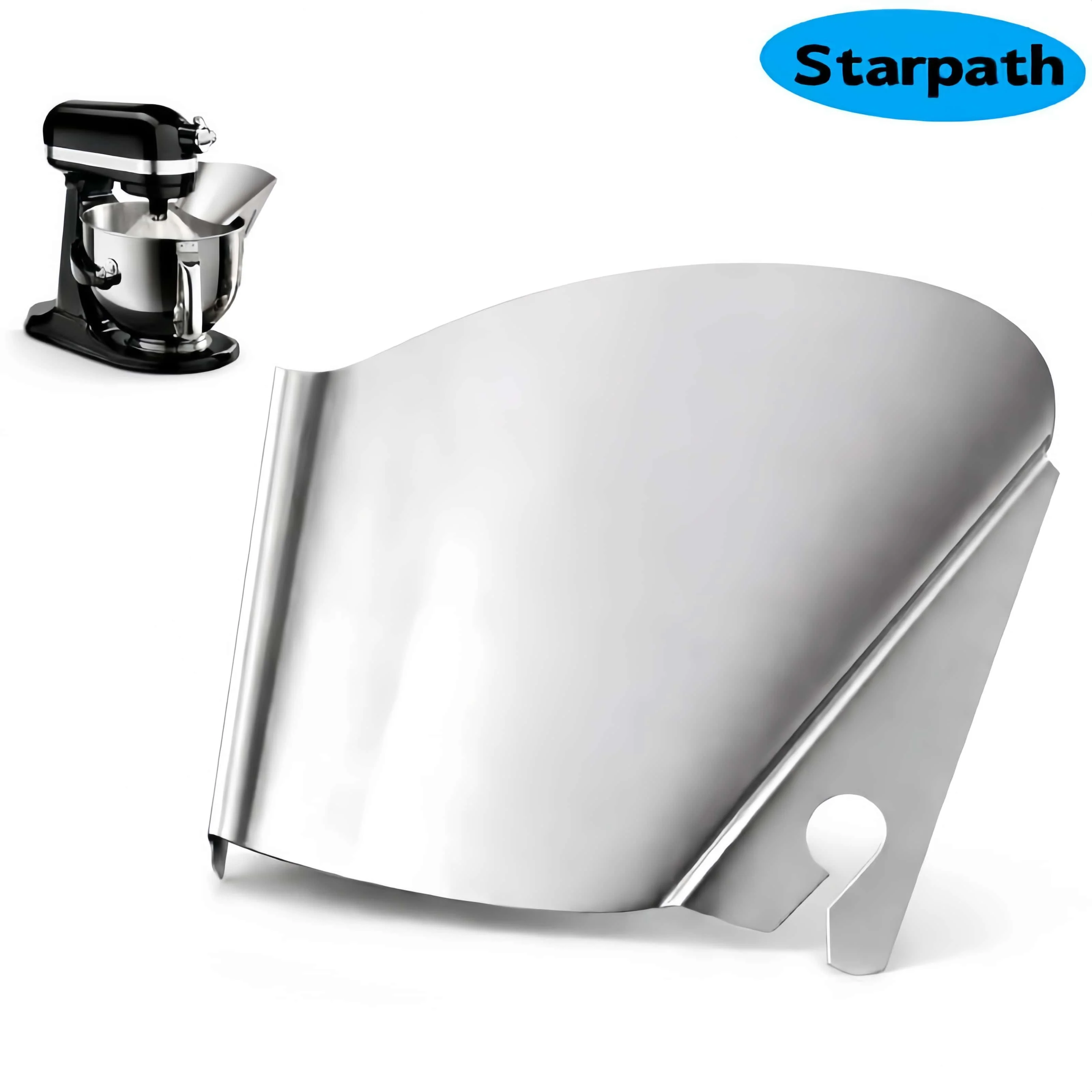 Commercial Kitchen Aid Mixer - Roestvrijstalen gietbescherming voor standmixerkommen – Geen