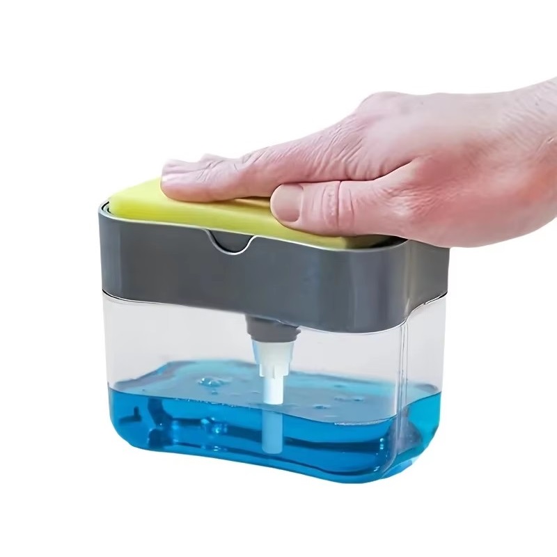 Commercial Kitchen Towels - Huishoudelijke keuken 2-in-1 drukknopzeepdispenser, eenvoudig aan