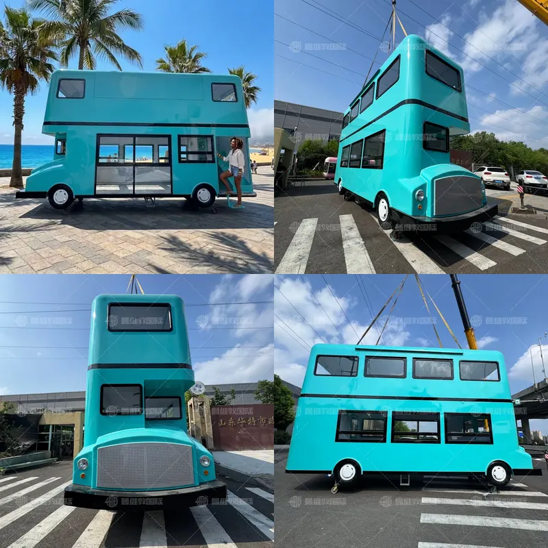 voor Foodtruck, Dubbeldekkerbu - Commercial Kitchen On Wheels recensie en prijs