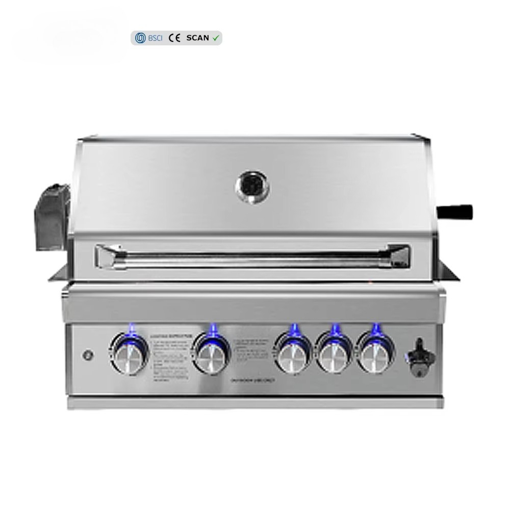5-pits gasbarbecue van roestvr - Commercial Kitchen Burner recensie en prijs