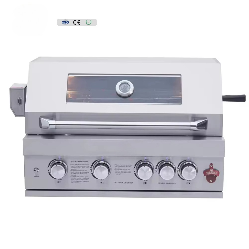 5-pits gasbarbecue van roestvr - Commercial Kitchen Burner recensie en prijs