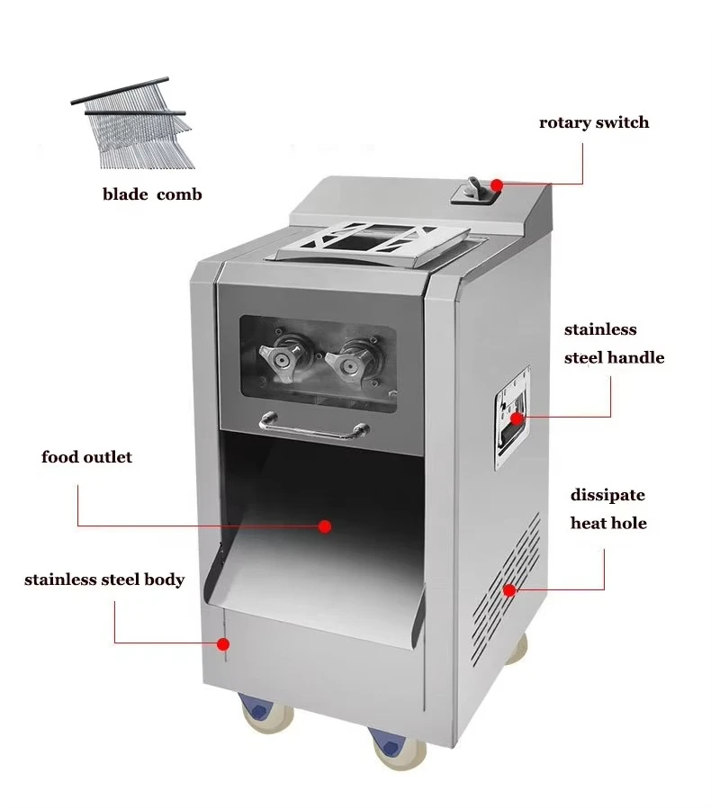 Commerciële roestvrijstalen vl - Meat Slicer Machine recensie en prijs