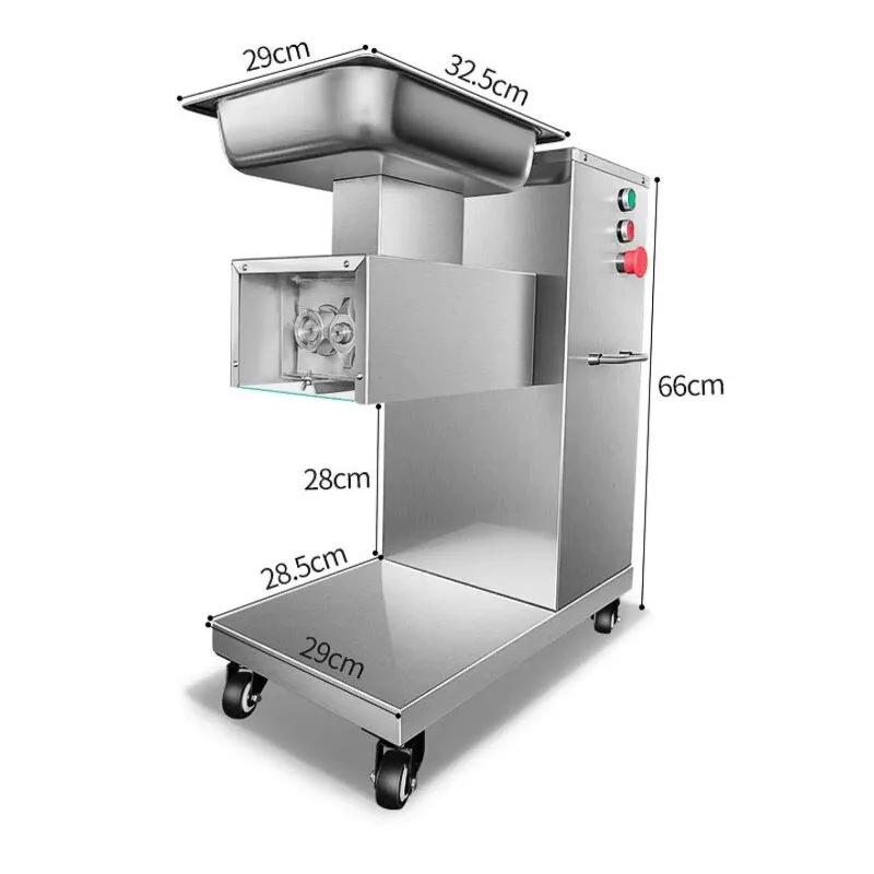Verticale mobiele commerciële  - Meat Slicer Machine recensie en prijs