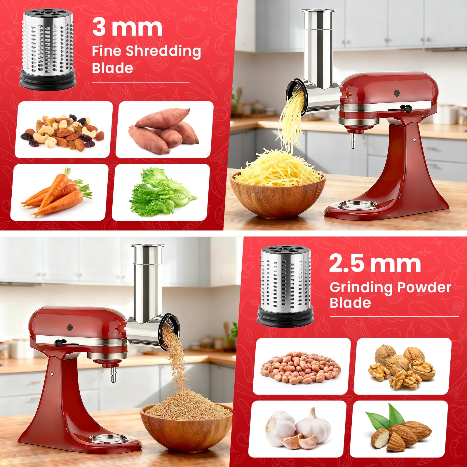 Roestvrijstalen snijmachine, r - Commercial Kitchen Aid Mixer recensie en prijs