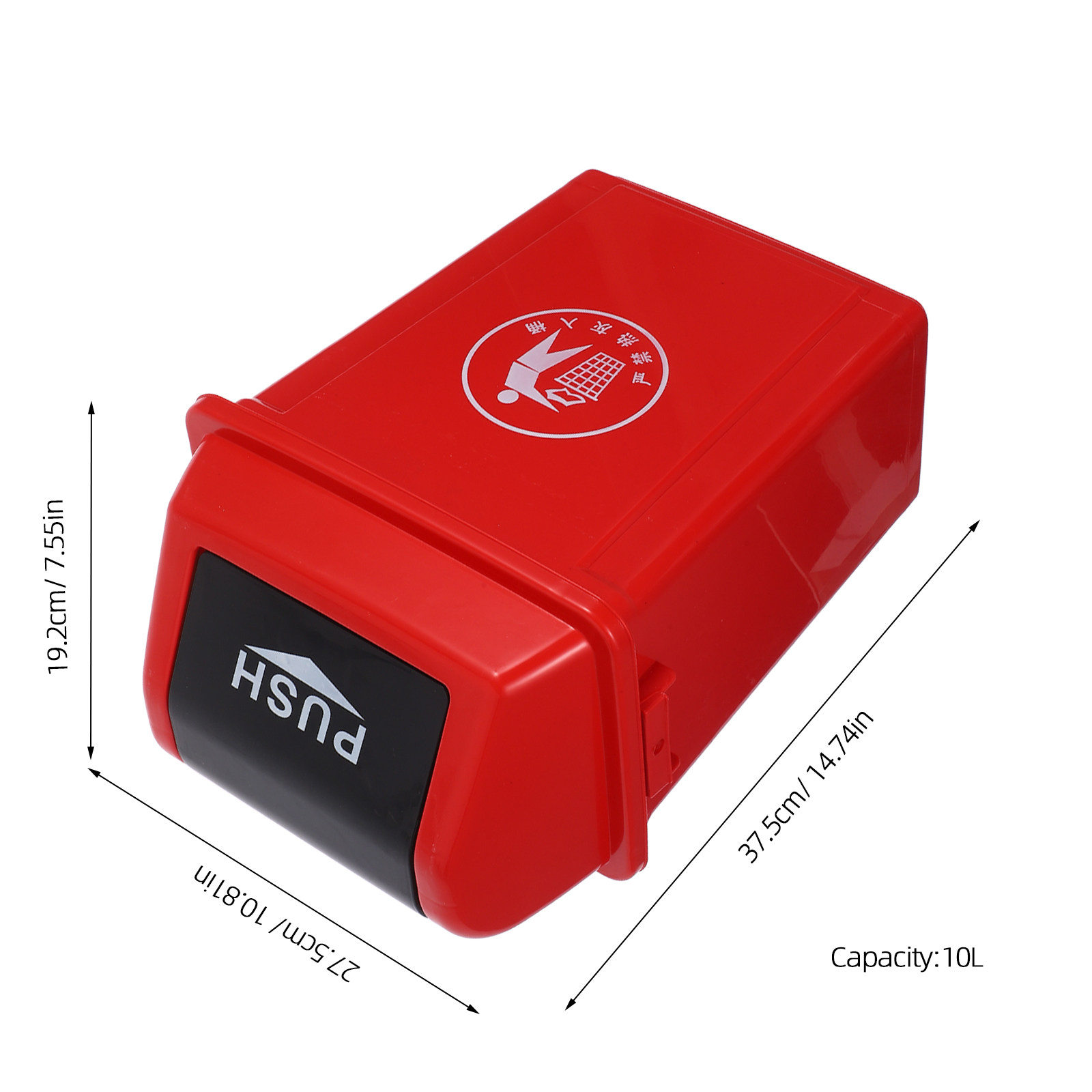 Plastic afvalbak met zwenkdeks - Commercial Kitchen Garbage Can recensie en prijs