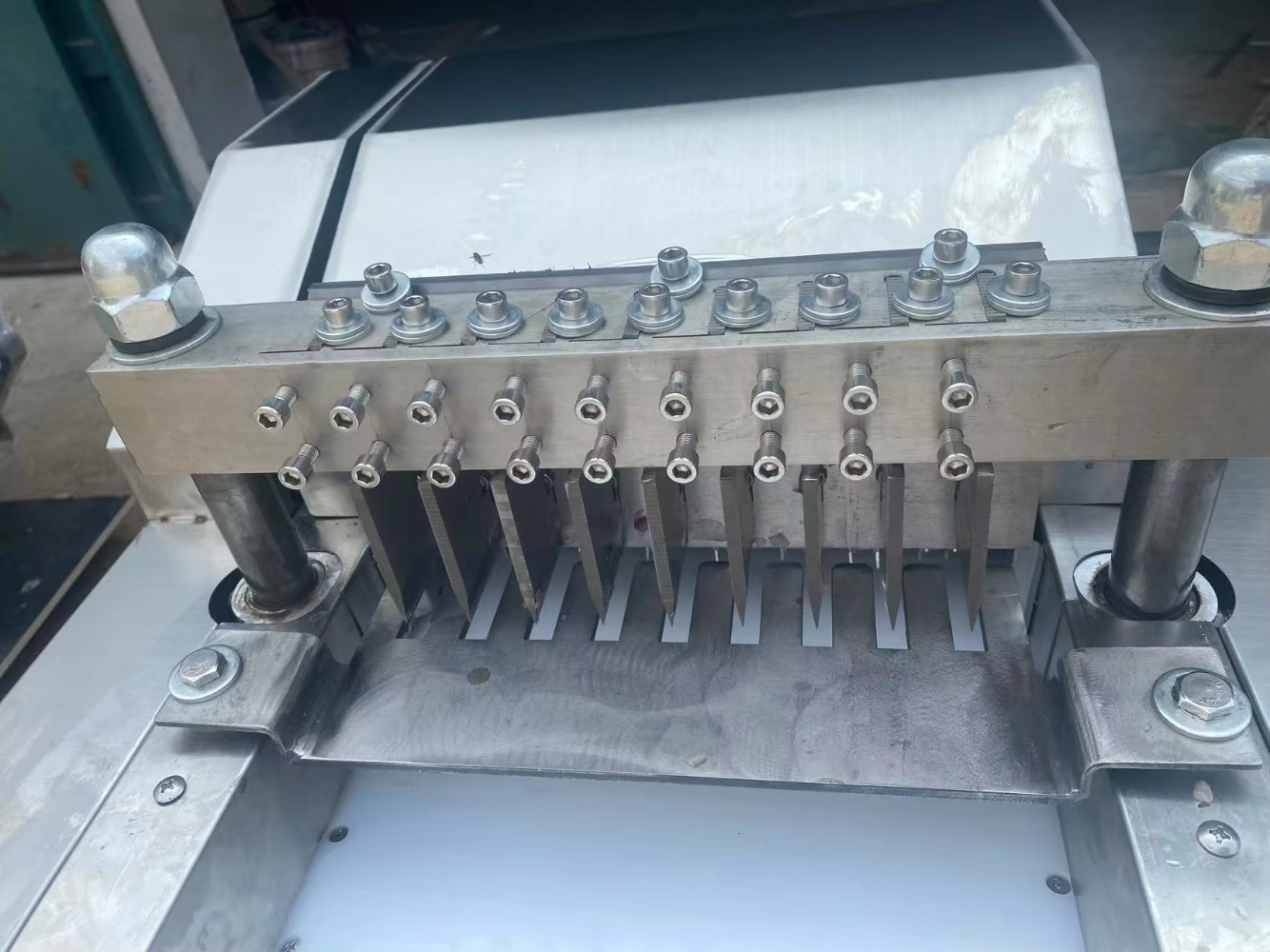 Hoogwaardige vleesblokjesmachi - Meat Slicer Machine recensie en prijs