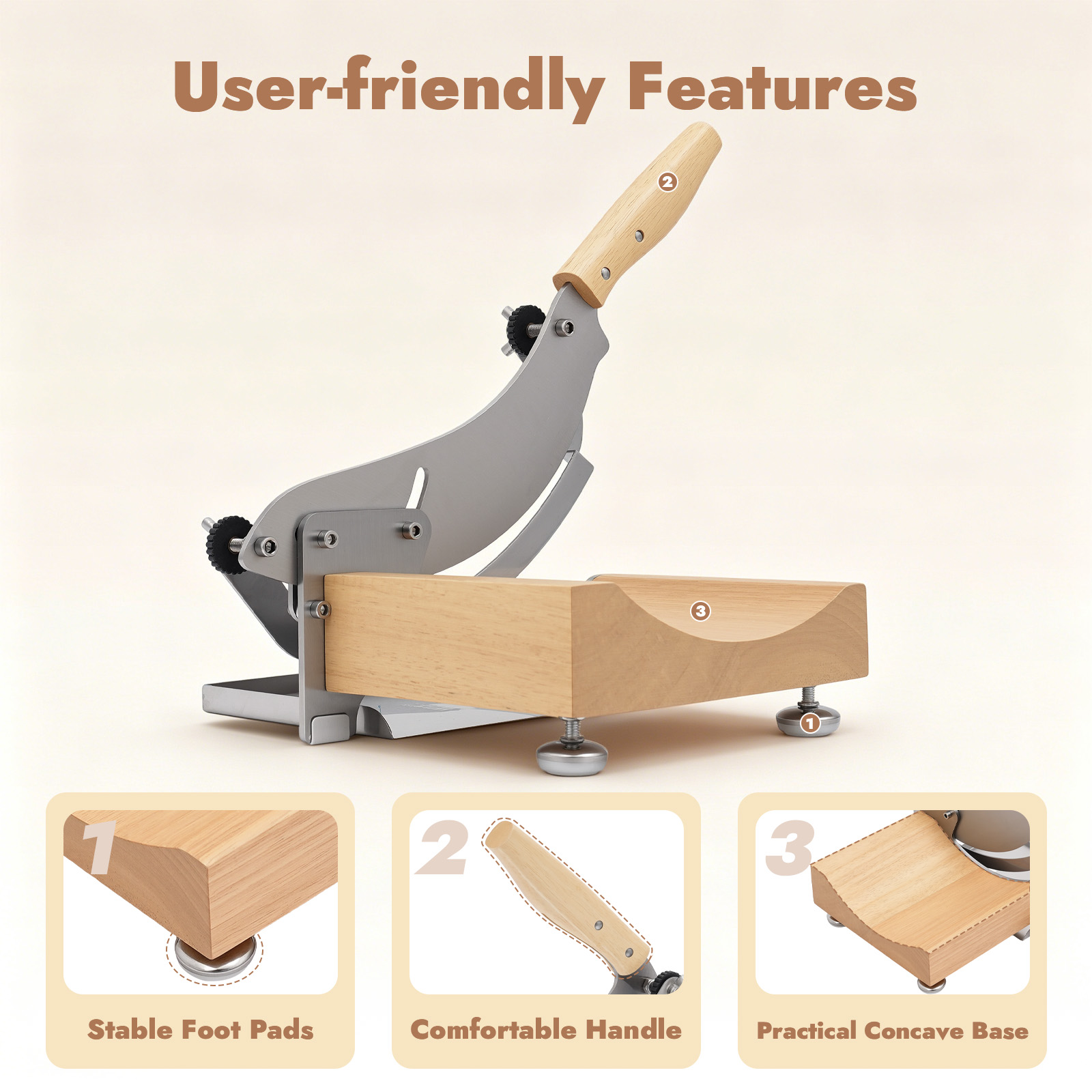 Handmatige vlees- en kruidensn - Meat Slicer Machine recensie en prijs