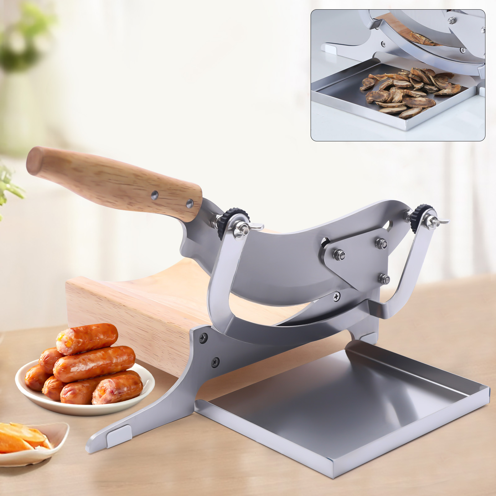 Handmatige vlees- en kruidensn - Meat Slicer Machine recensie en prijs