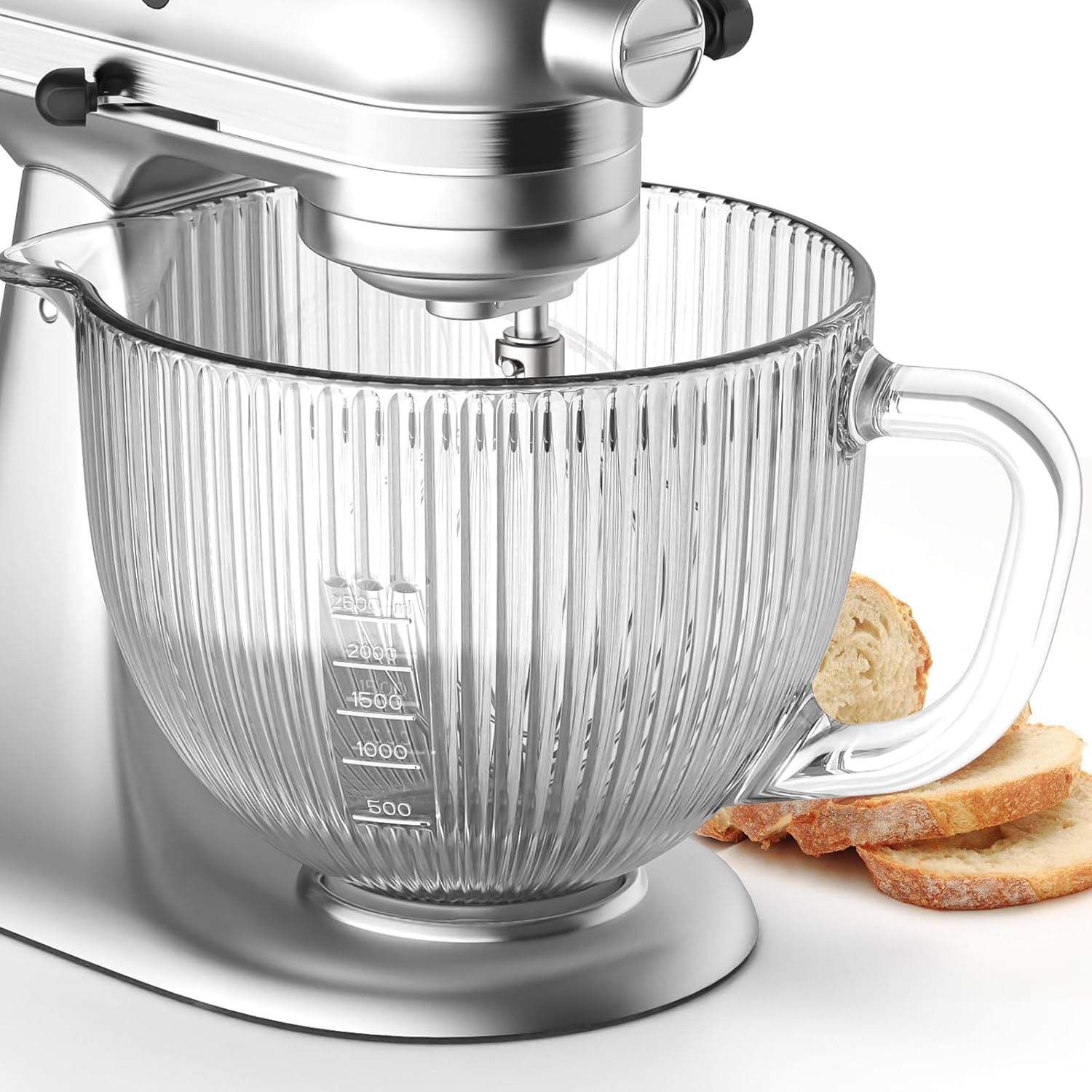 GVODE glazen kom voor Kitchena - Commercial Kitchen Aid Mixer recensie en prijs