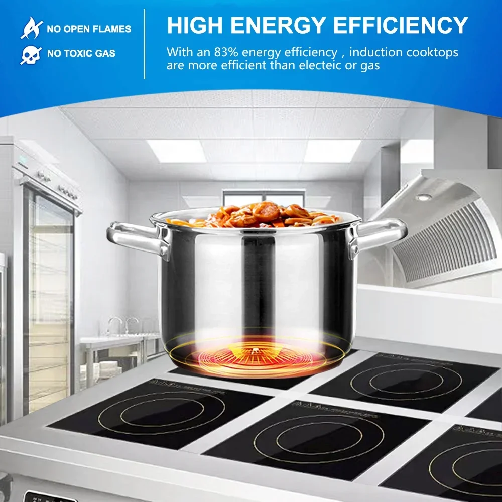 4-pits platte industriële comm - Commercial Kitchen Burner recensie en prijs