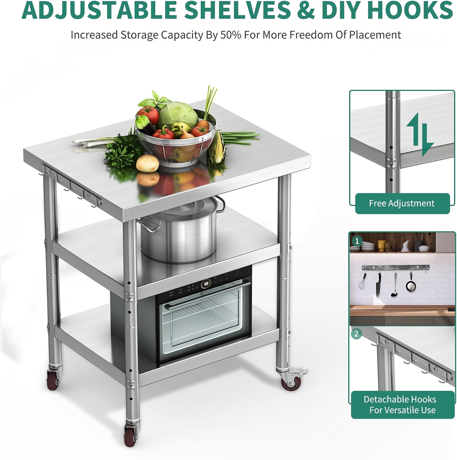 Roestvrijstalen voorbereidings - Commercial Kitchen On Wheels recensie en prijs