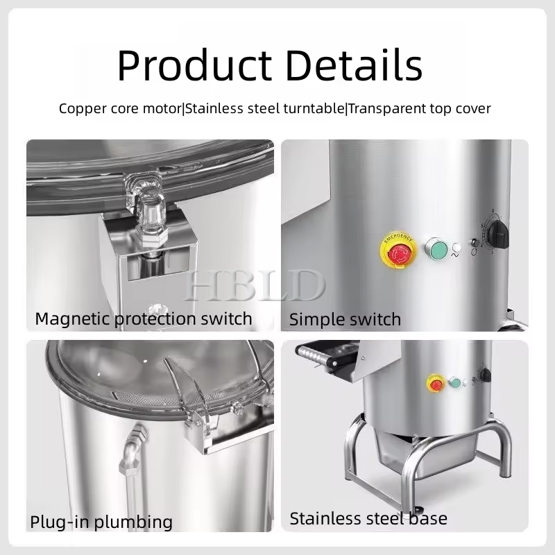 Elektrische commerciële roestv - Commercial Potato Peeler recensie en prijs