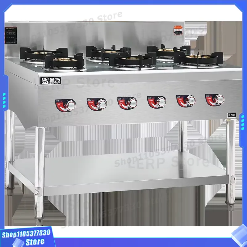 Commerciële 6-pits gasfornuis  - Commercial Kitchen Burner recensie en prijs