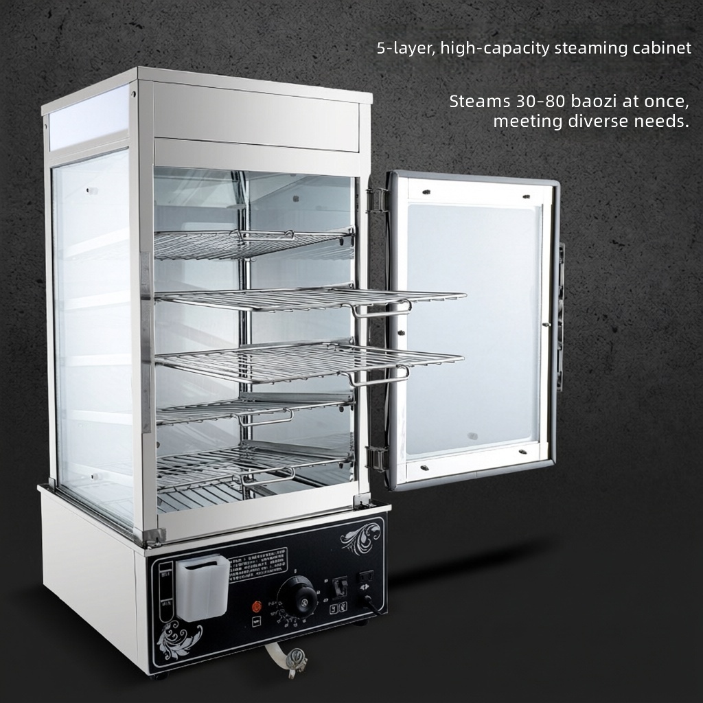 5-laags elektrische dumplingst - Commercial Steamer Cabinet recensie en prijs