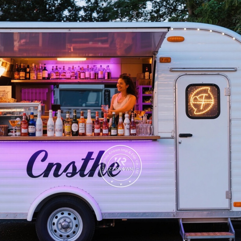 Mobiele foodtruck met roestvri - Commercial Kitchen Interior recensie en prijs