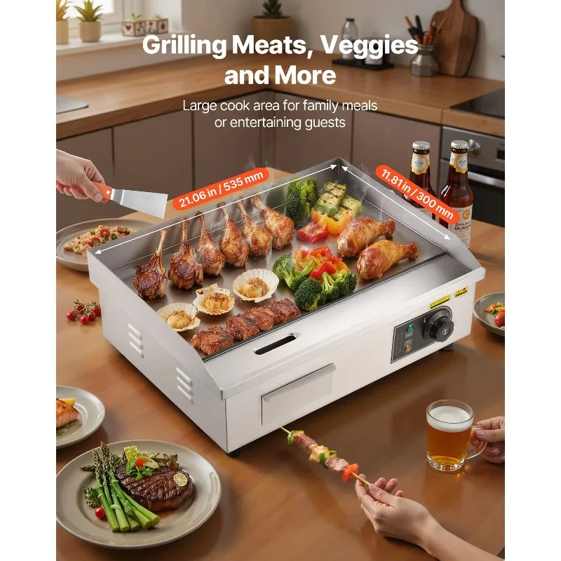 【Premium】SucceBuy Commerciële  - Electric Griddle Flat Top recensie en prijs