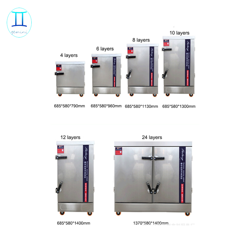 Commerciële kippenstoomkoker v - Commercial Steamer Cabinet recensie en prijs