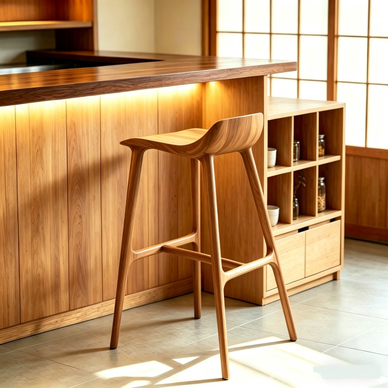 Houten ruimtebesparende barkru - Commercial Kitchen Interior recensie en prijs